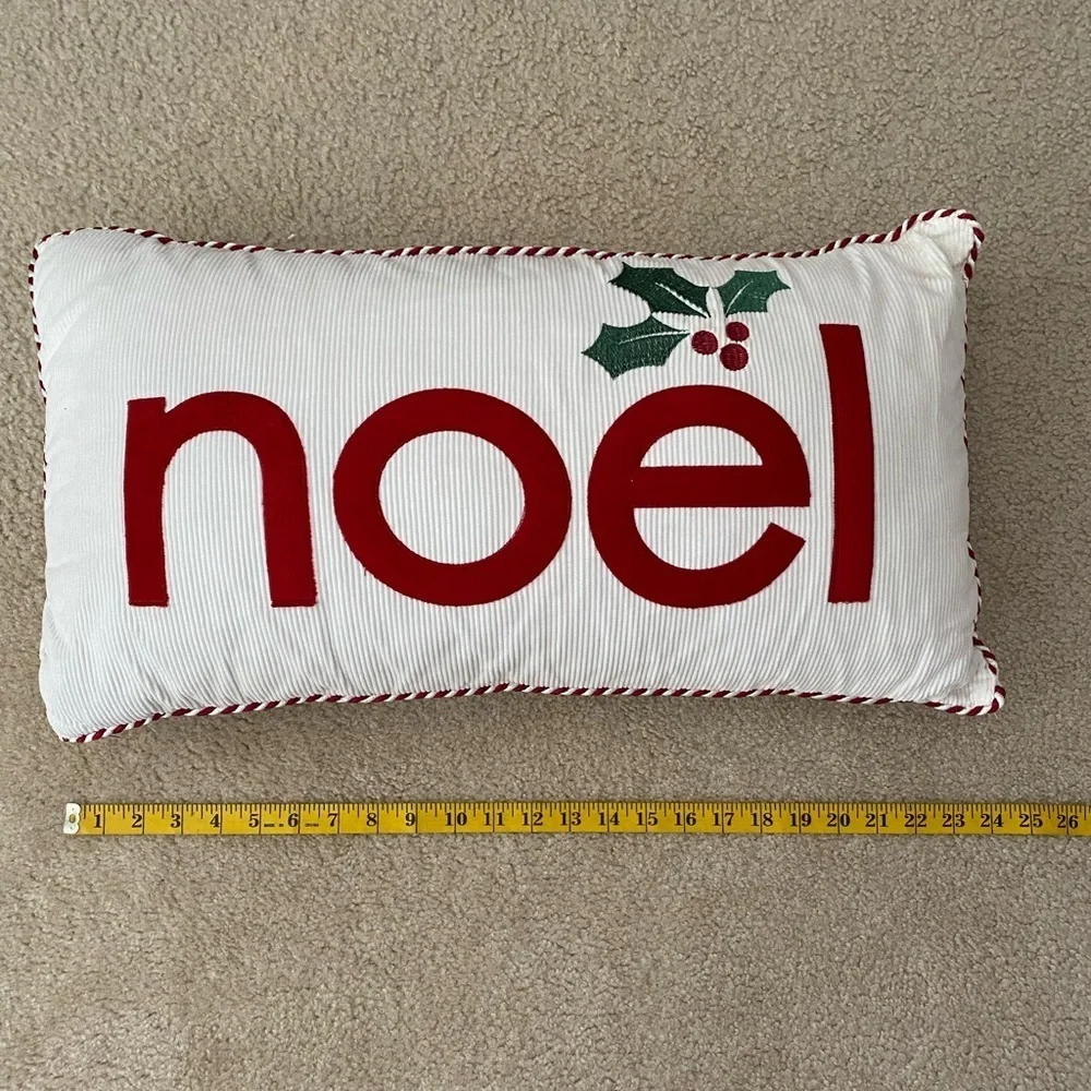 Holiday Noël Decorative Pillow – EUC